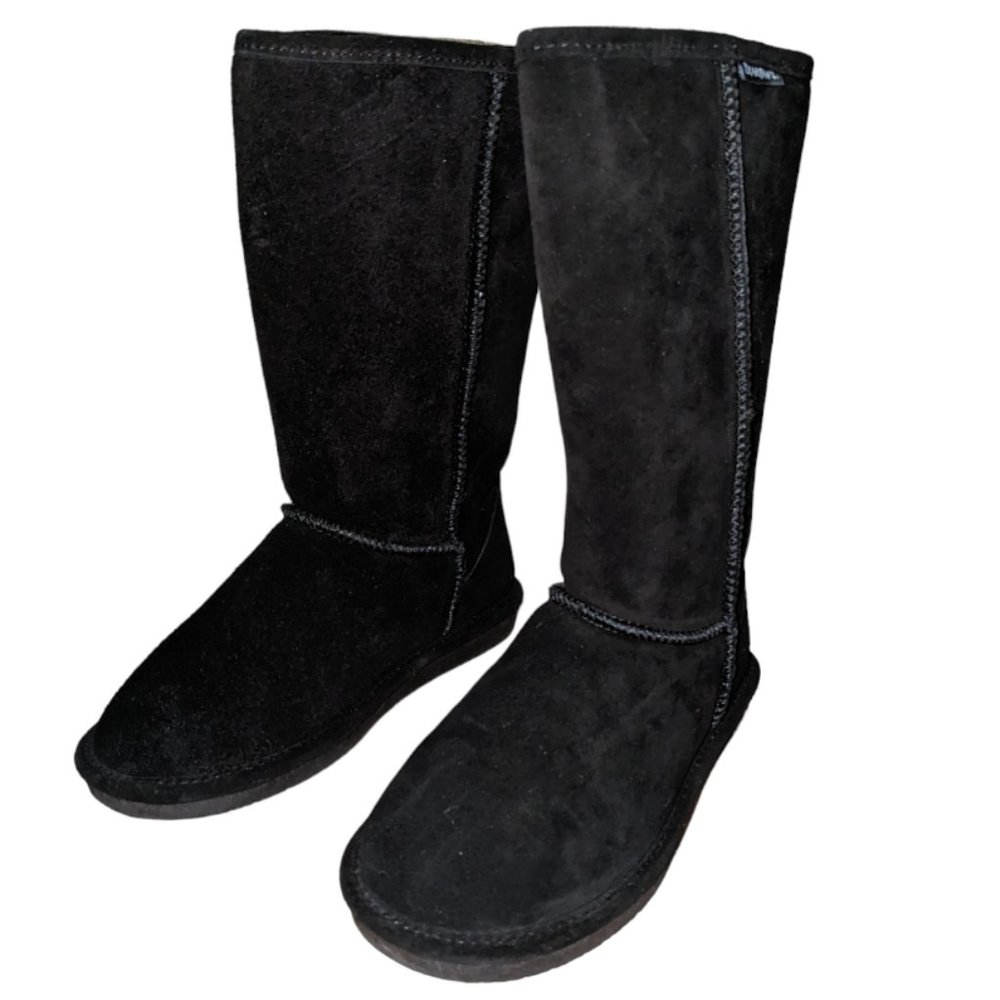 Bearpaw Cloud II Women's Boots, Size 9, Black, Pre-owned